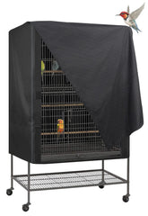 Explore Land pet cage cover front panel adjustable for airflow and light control.