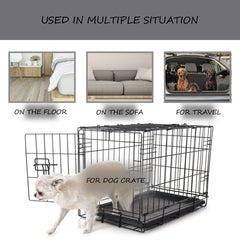 Exsnugy dog bed mat soothing plush surface for calm pups