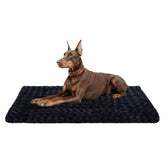 Exsnugy washable dog bed mat with ultra-plush surface for cozy naps