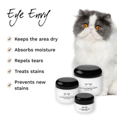 Eye Envy brocha aplicadora para una aplicación fácil del polvo.