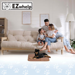 EZwhelp brushed polyester top offers soft, pet-friendly surface.
