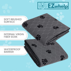 EZwhelp fast-absorb technology delivers quick drying after accidents.
