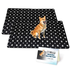 EZwhelp reusable dog pee pad top view for full coverage during potty training