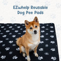 EZwhelp soft brushed top surface on 50x50 pad for pet comfort