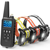 F-color remote controller with 2600ft range for versatile training.
