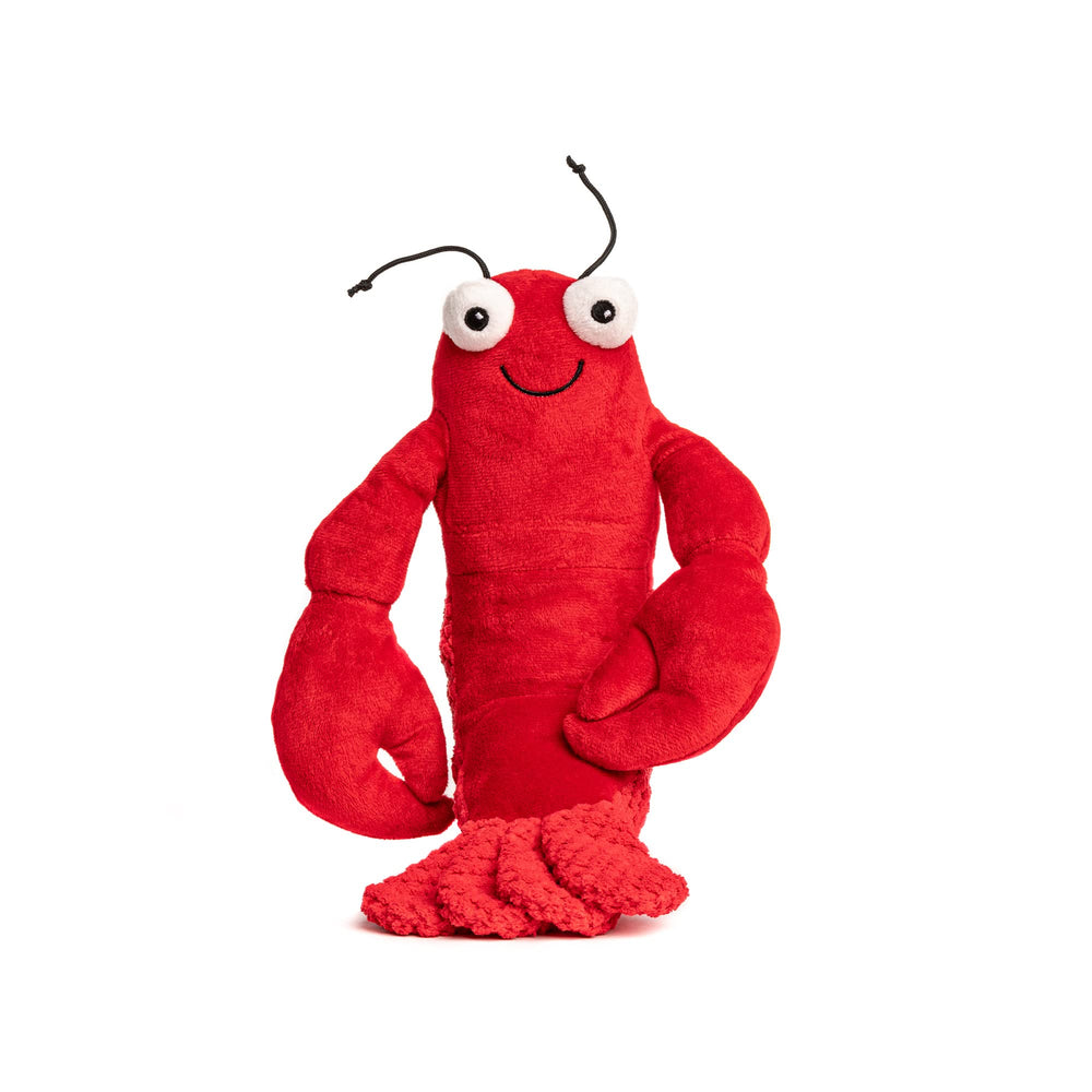 Fabdog Floppies Lobster toy closeup squeaker for interactive playtime.