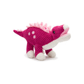 Fabdog Floppies Stegosaurus toy front view boosts interactive play with squeaky appeal.