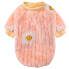 FABRICASTLE small dog sweaters yellow pack added visibility for outdoor walks