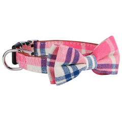 Faleela detachable bowtie collar pink highlighting quick styling versatility