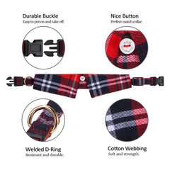 Faleela dog collar with quick-release buckle for safe, fast adjustments.