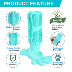 Falnatco chew toy toothbrush stick treat dispenser highlights engaging chew sessions