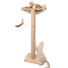 Famifit cat window perch base bottom offers a stable foundation for safe climbing and lounging.