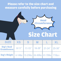 Famikako five sizes ensure comfortable fit for many breeds