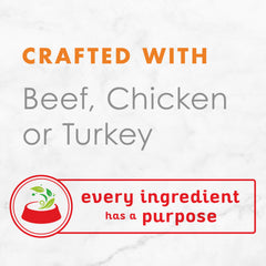 Fancy Feast adult nutrition label—complete and balanced nutrition for everyday wellness.