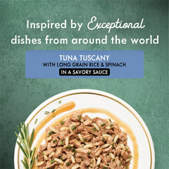 Rich real tuna with long grain rice in Tuna Tuscany