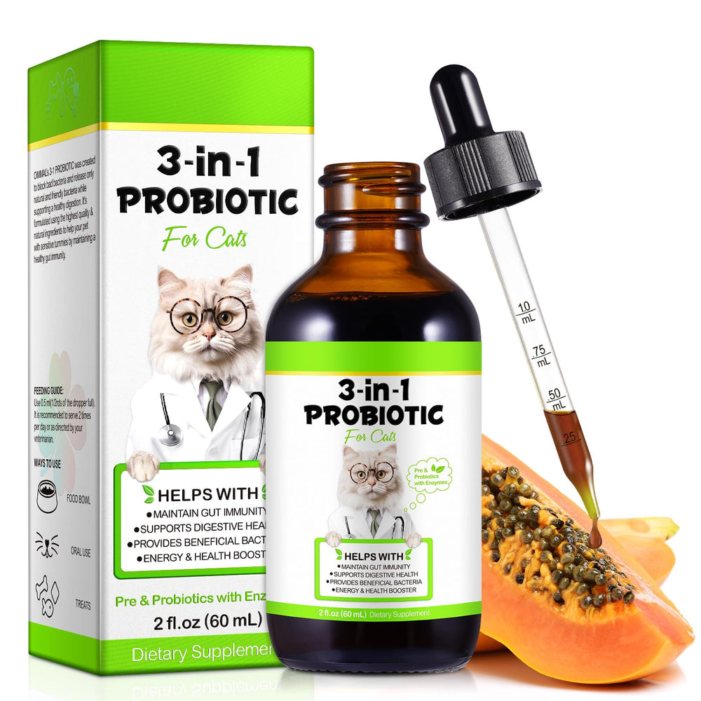 FANGCUN 3in1 probiotics bottle pour for cat gut balance.