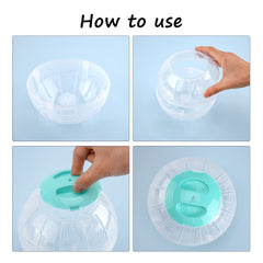 FANKUTOYS transparent hamster ball enables owners to observe each playful moment safely.