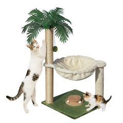 Fantasreen cat-scratching-post-28in-hammock: cozy resting spot with durable fabric for cat comfort