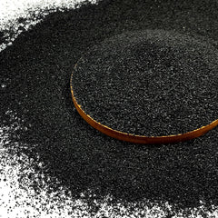 FANTIAN 10 lbs black aquarium silica sand as tank substrate for clear, vibrant aquariums