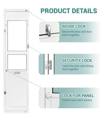 Fantrek latch lock closeup shows added security and draft prevention