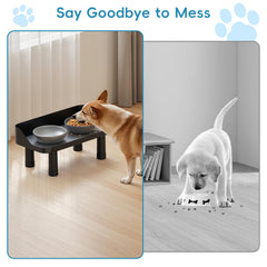 Farafox sturdy construction resists wobble with large ceramic bowls.