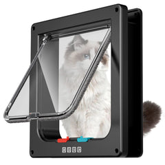 Farever extra large cat door front view demonstrates sturdy frame for easy pet access