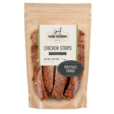 Farm Hounds Chicken Strips pack front for training rewards.