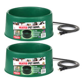 Farm Innovators P-60 front-view water bowl shows 1.5 gallon capacity for multiple pets.