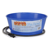Farm Innovators R-19 blue bowl front view for outdoor winter hydration