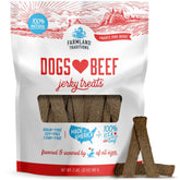Farmland Traditions beef jerky pack for training rewards.