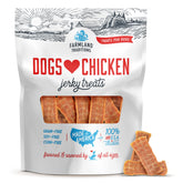 Farmland Traditions Dogs Love Chicken Jerky Bag 3lb—premium training reward.