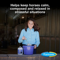 Farnam Quietex II dosing spoon shows easy daily calm support