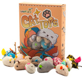 Fashion's Talk ratones de peluche con hierba gatera, variedad de 32 para gatos activos