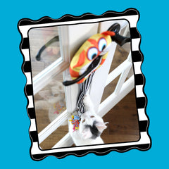 Fat Cat Catfisher Doorknob Hanger lures extended for Tug'n Pull action
