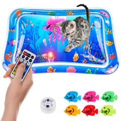 FATBEE water mat LED color cycle enhances interactive play