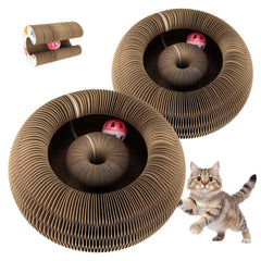 FATIRO Magic Organ Scratcher with ball engages indoor cats for active play.