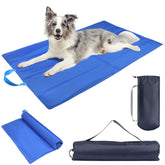 Fayoo cooling gel mat with ice silk surface offering instant relief for pets after play.
