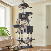Feandrea cat tree 81inch tower offers elevated climbing for active cats.