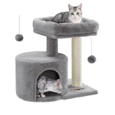 Feandrea Cat Tree Tower with sisal post for scratching and climbing play.