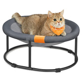 Feandrea pet bed oval sunken design offers secure lounging for cats.