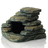 FEDOUR aquarium rock cave decoration provides a natural hiding spot and climbing interest.