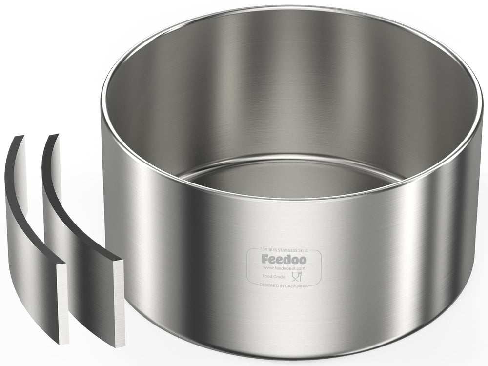 Feedoo 1Gallon double-walled insulated bowl keeps water cooler or warmer longer