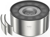 Feedoo bowl double-wall stainless steel close-up shows durable construction that helps keep water cool