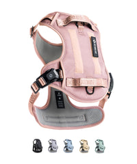 Fei & Eve MagEase magnetic buckle enables quick, snag-free harnessing.