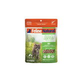 Feline Natural high-protein dry cat food in a bowl for a protein-forward meal.