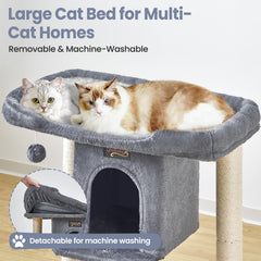 Feliskyn cat tree tower sisal-wrapped posts great for claw care and scratch