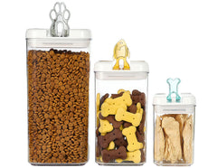 Felli Flip Tite paw-bone lid seals pet food for lasting freshness.