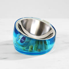 Felli Oblik removable stainless steel dish for quick, thorough cleaning.
