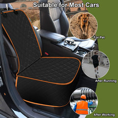 Femuar waterproof-dog-seat-cover blocks spills and mud on clean rides.