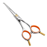 Fenice Peak 5'' straight scissors for body trimming delivering precise pet grooming results.